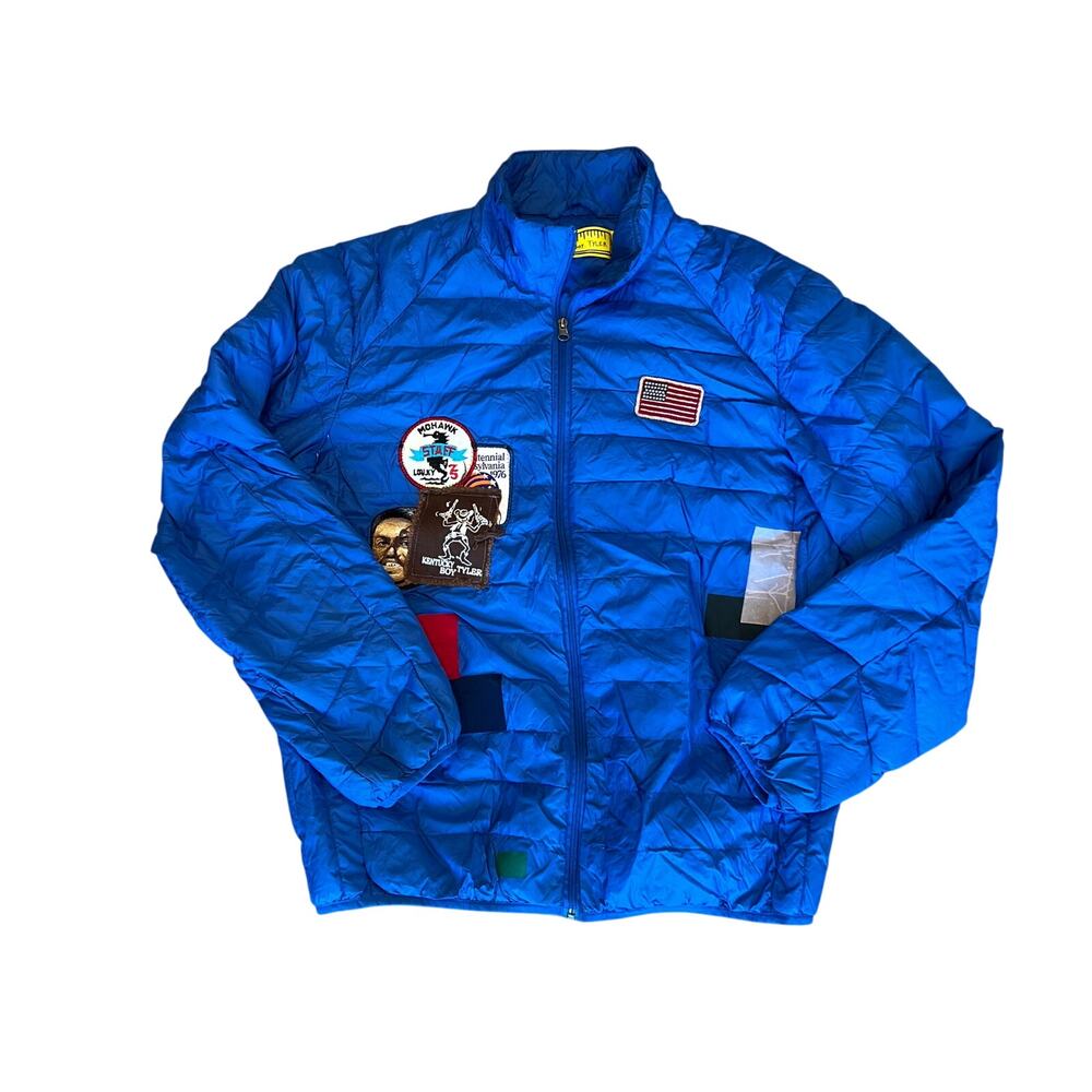 KENTUCKY BOY TYLER X WEATHERPROOF 32 DEGREES Men's Puffer Jacket Size M In Blue